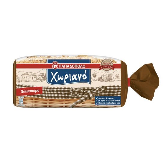 Picture of Papadopoulou Sliced Bread Choriano Multi-Seeded 500gr