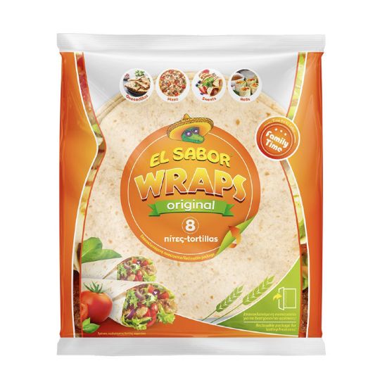 Picture of El Sabor Wraps Tortillas 8 Count