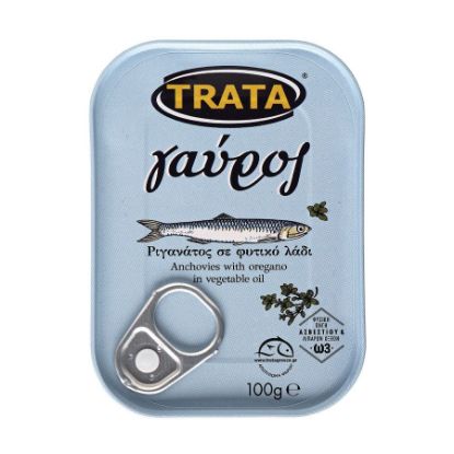 Picture of Trata Anchovies With Oregano Can 100gr