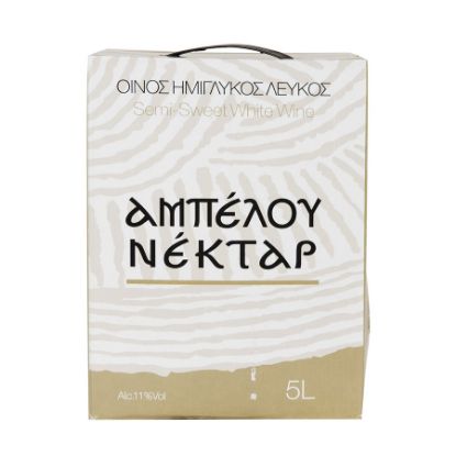 Picture of Abelou Nektar Semi Sweet White Wine 5L (Greece)
