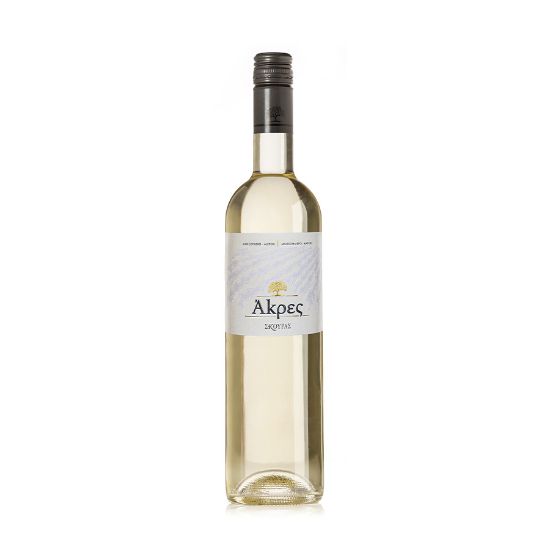 Picture of Akres Skouras Dry White Wine 750ml (Peloponnese, Greece)