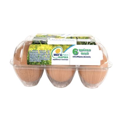 Picture of Megariki Bio Eggs 53-63gr 6 Pack