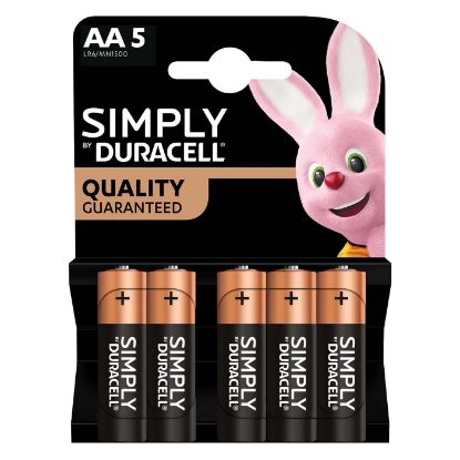 Picture of Batteries DURACELL Simply Quality AA 5T