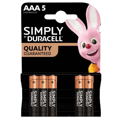 Picture of Batteries DURACELL Simply Quality AAA 5T