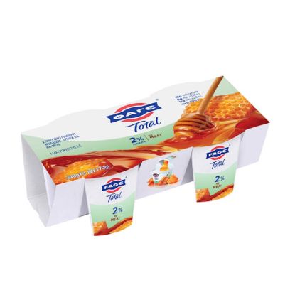 Picture of Total Greek Yoghurt with Honey 2% 150gr 2 Pack