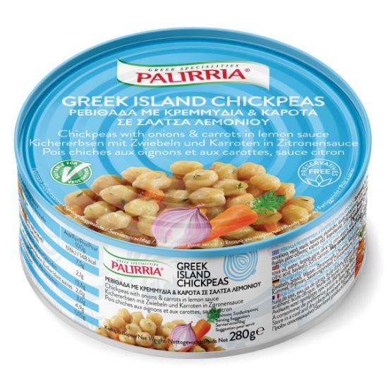PALIRRIA chickpeas with carrot and lemon (280g)