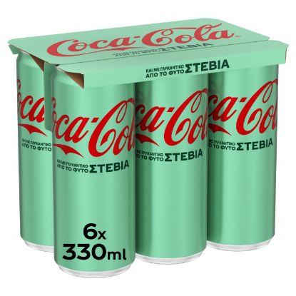 Coca Cola Stevia soft drink 6x330ml