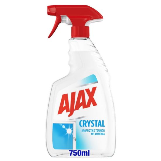 Ajax Crystal Clean glass cleaner pump (750ml)