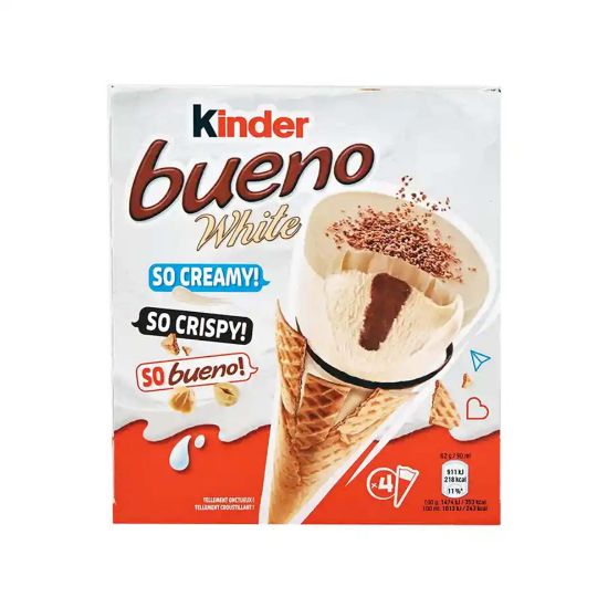 KINDER BUENO WHITE rocket ice cream 4 pcs.