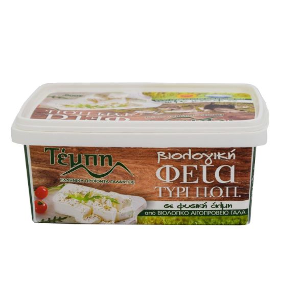 TEMPI feta cheese PDO organic 46% in bag 400g