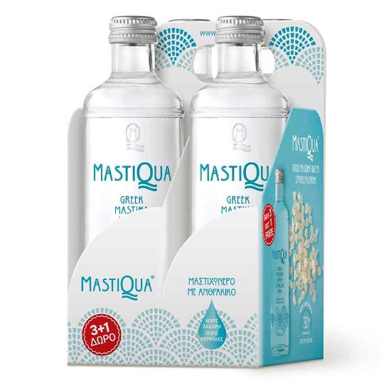 MASTIQUA sparkling water 4x330ml 3+1 FREE