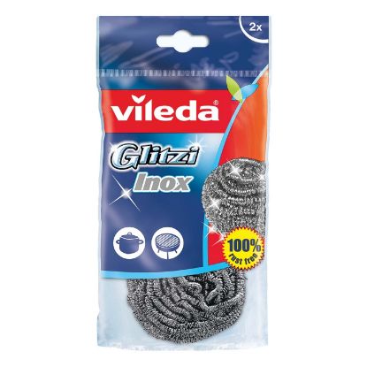 VILEDA kitchen spiral inox wire 2 pcs.