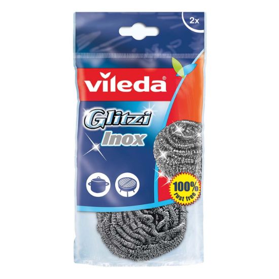 VILEDA kitchen spiral inox wire 2 pcs.