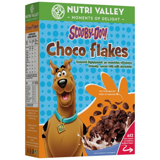 NUTRI VALLEY Scooby-Doo! Choco Flakes cereal 375g