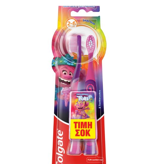 COLGATE children's toothbrush for 2-6 years 2 pcs.