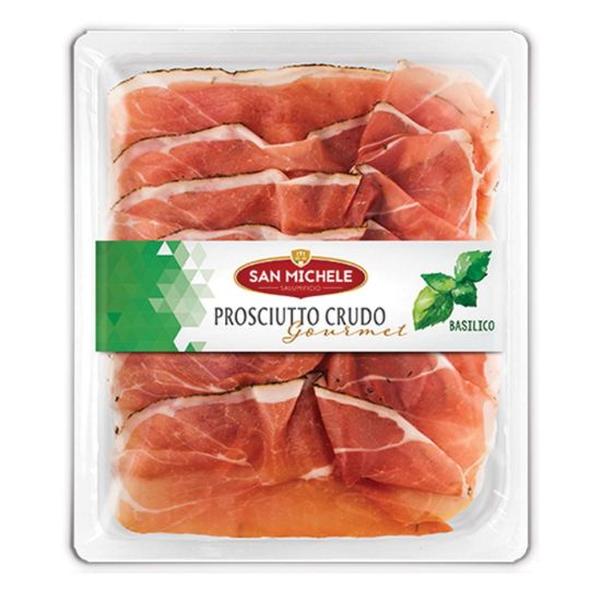 SAN MICHELE prosciutto with basil 90g