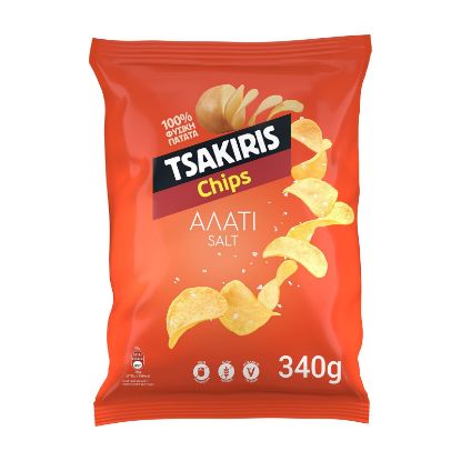 TSACHIRIS salted chips 340g