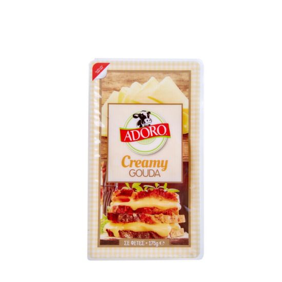 ADORO Creamy Gouda cheese slices 175g