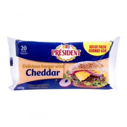 PRESIDENT CHEDDAR 400g