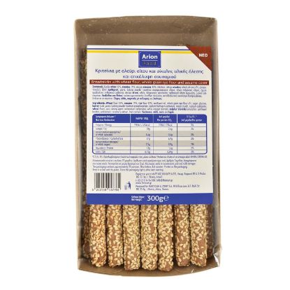 ARION FOOD whole grain krithinia with sesame 300g
