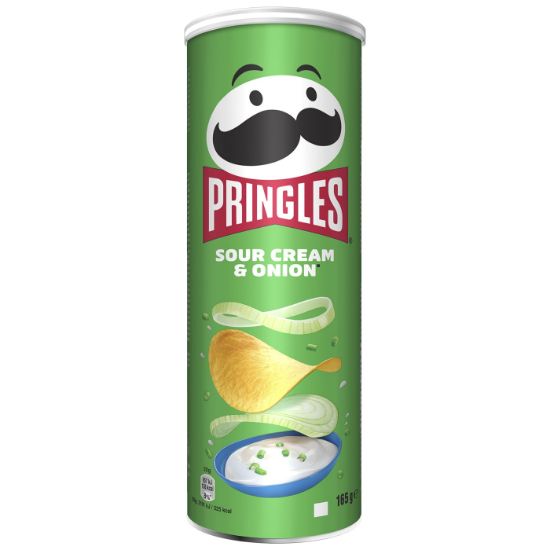PRINGLES Sour and Onion Cream chips 165g