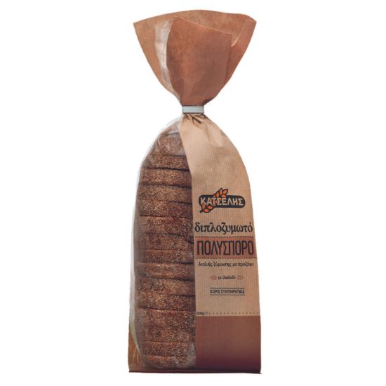 KATSELI'S double-fermented multigrain sourdough bread 500g