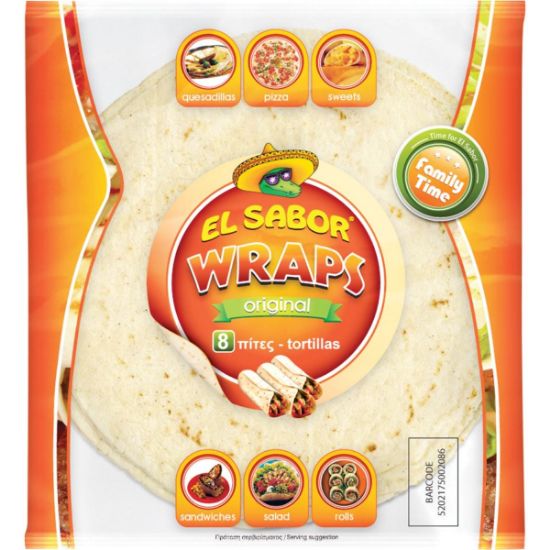 EL SABOR Original tor tiges/pies Big Wraps 8x20cm