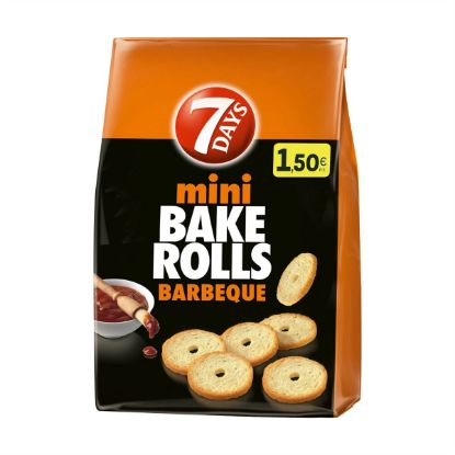 7DAYS Mini Bake Rolls snack BBQ 150g