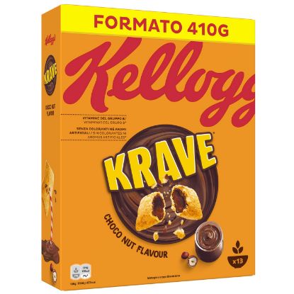 KELLOGG'S cereal Krave Choco Nut 410g