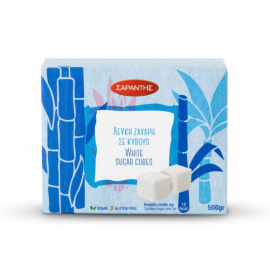 SARANTIS white sugar cubes 500g