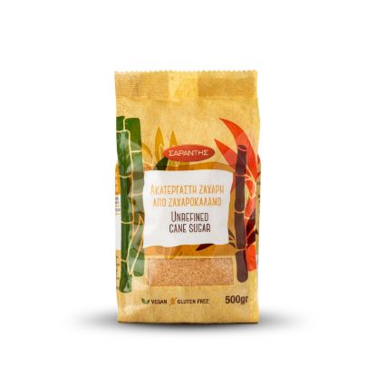 SARANTIS unrefined sugar gluten-free 500g