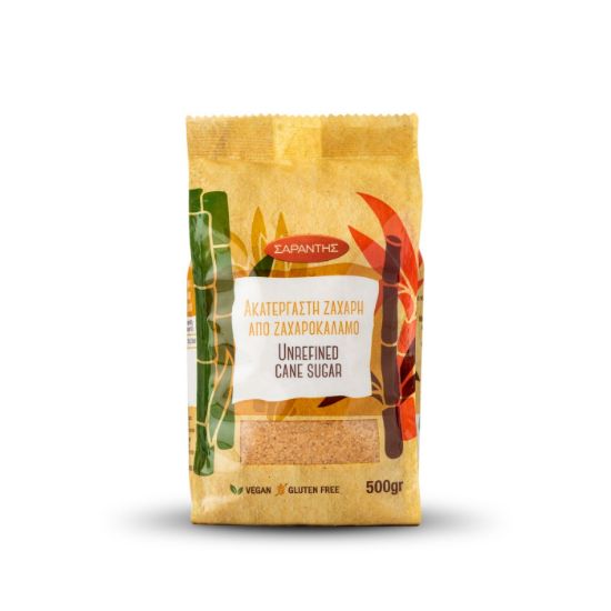 SARANTIS unrefined sugar gluten-free 500g