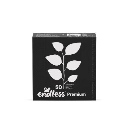 ENDLESS Premium black paper towels 33x33cm 50 sheets