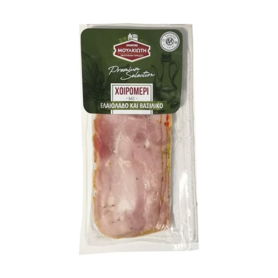 MOULKIOUTIS pork shoulder with oil and basil (150g)