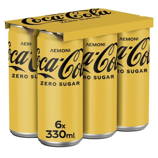 COCA COLA Zero lemon sugar-free 6x330ml