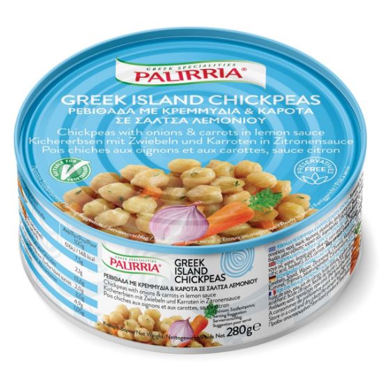 PALIRRIA chickpeas with carrot and lemon (280g)