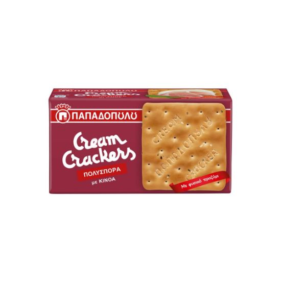 PAPADOPOULOU Cream Crackers multigrain (195g)