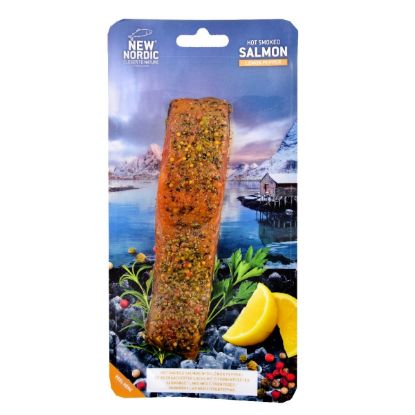 Smoked salmon with lemon and pepper 125g