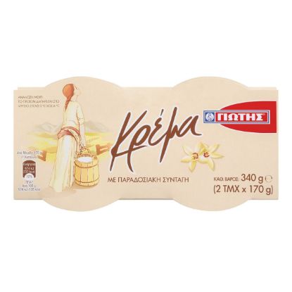 GIOUΤΗΣ mix traditional vanilla cream (2x170g)