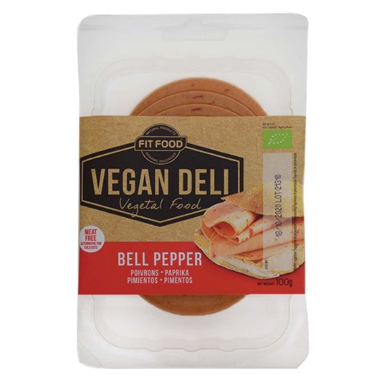 FIT FOOD vegan mix plant-based slices with peppers 100g