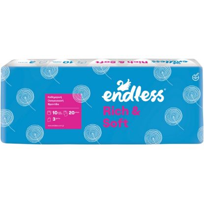 ENDLESS Health roll 3-ply Rich & Soft (10 pcs x 95g)