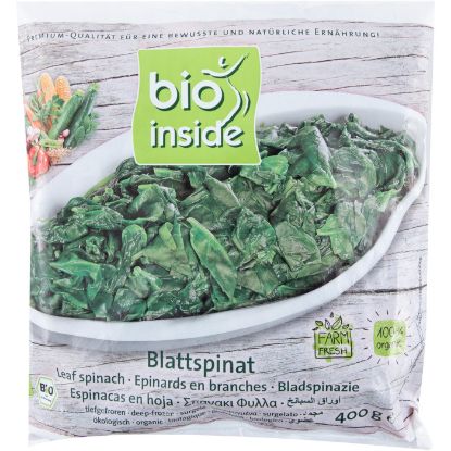 BIOFARM frozen organic spinach (400g)