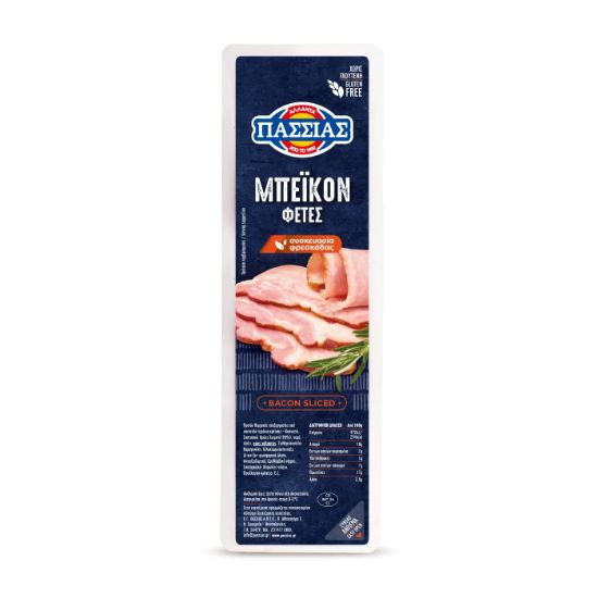PASSIAS bacon slices 140g
