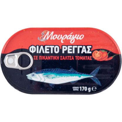 MOURAGI sprat in spicy tomato sauce (170g)