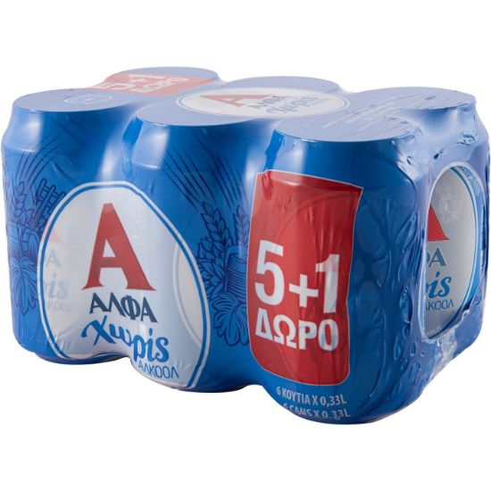 ALFA non-alcoholic beer box 5+1 (6x330ml)