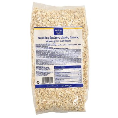 ARION FOOD whole grain oat flakes cereal 500g