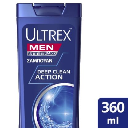 ULTREX Men Deep Clean Action anti-dandruff shampoo for normal hair 360ml
