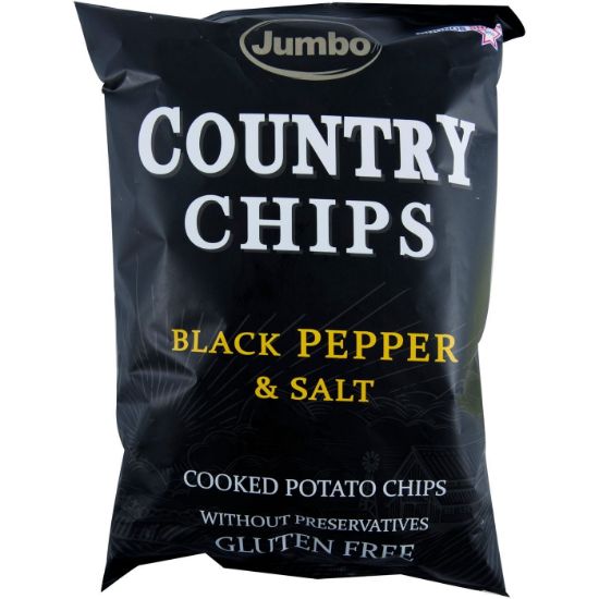 COUNTRY potato chips with pepper, gluten-free (150g)