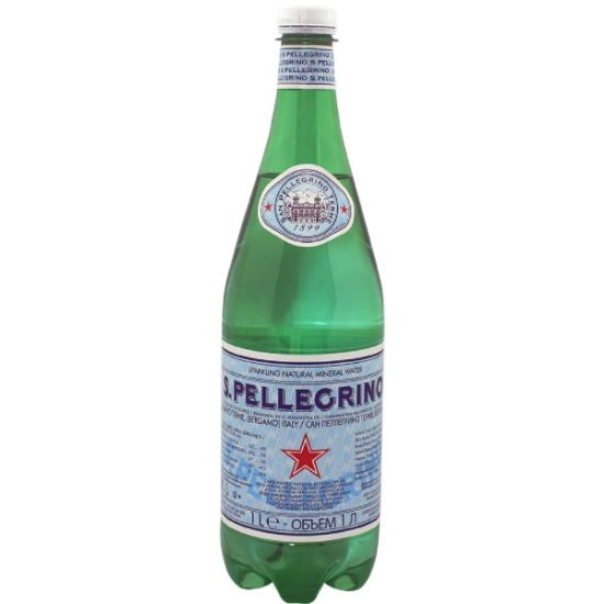 SAN PELLEGRINO natural sparkling mineral water (1lt)