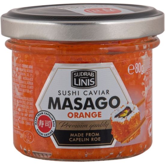 MASAGO CAPELIN orange caviar (80g)